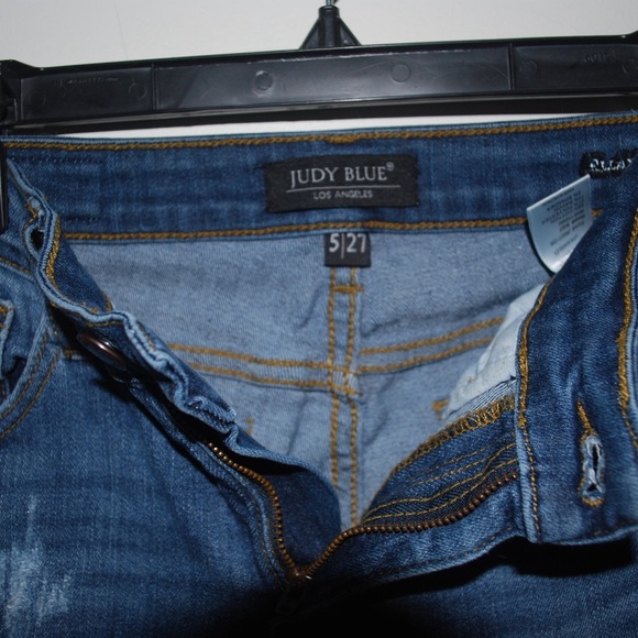 Judy Blue Distressed Relaxed Fit Jean - Picture 2 of 4